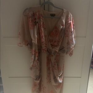 City Chic Cream Dress